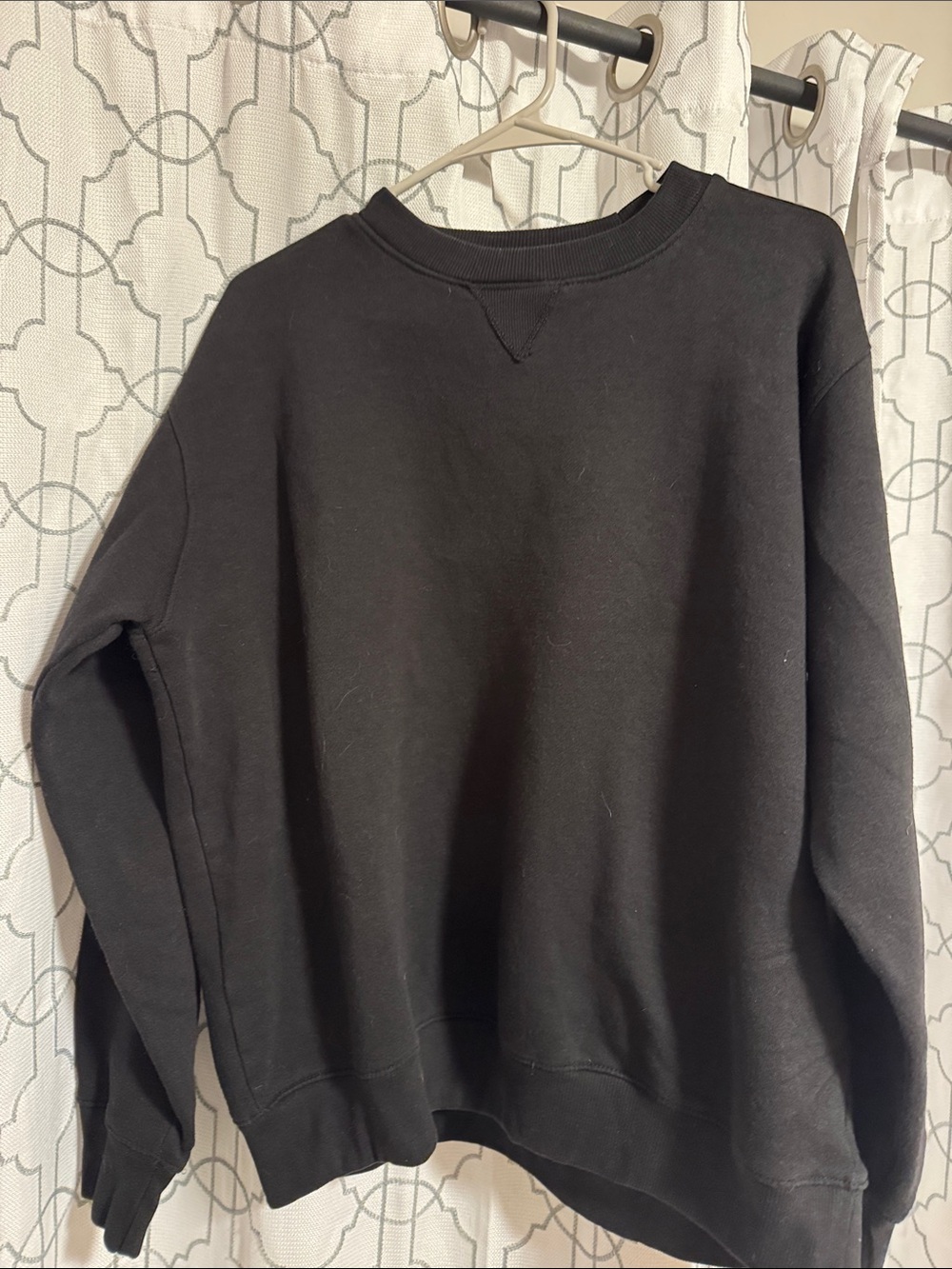 Classic Black Crewneck Sweater